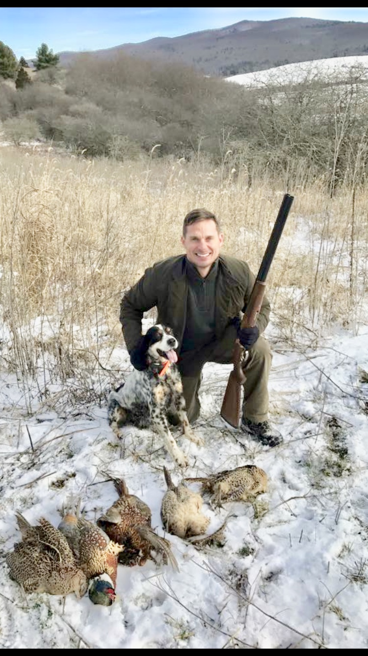 John Siver II bird hunting