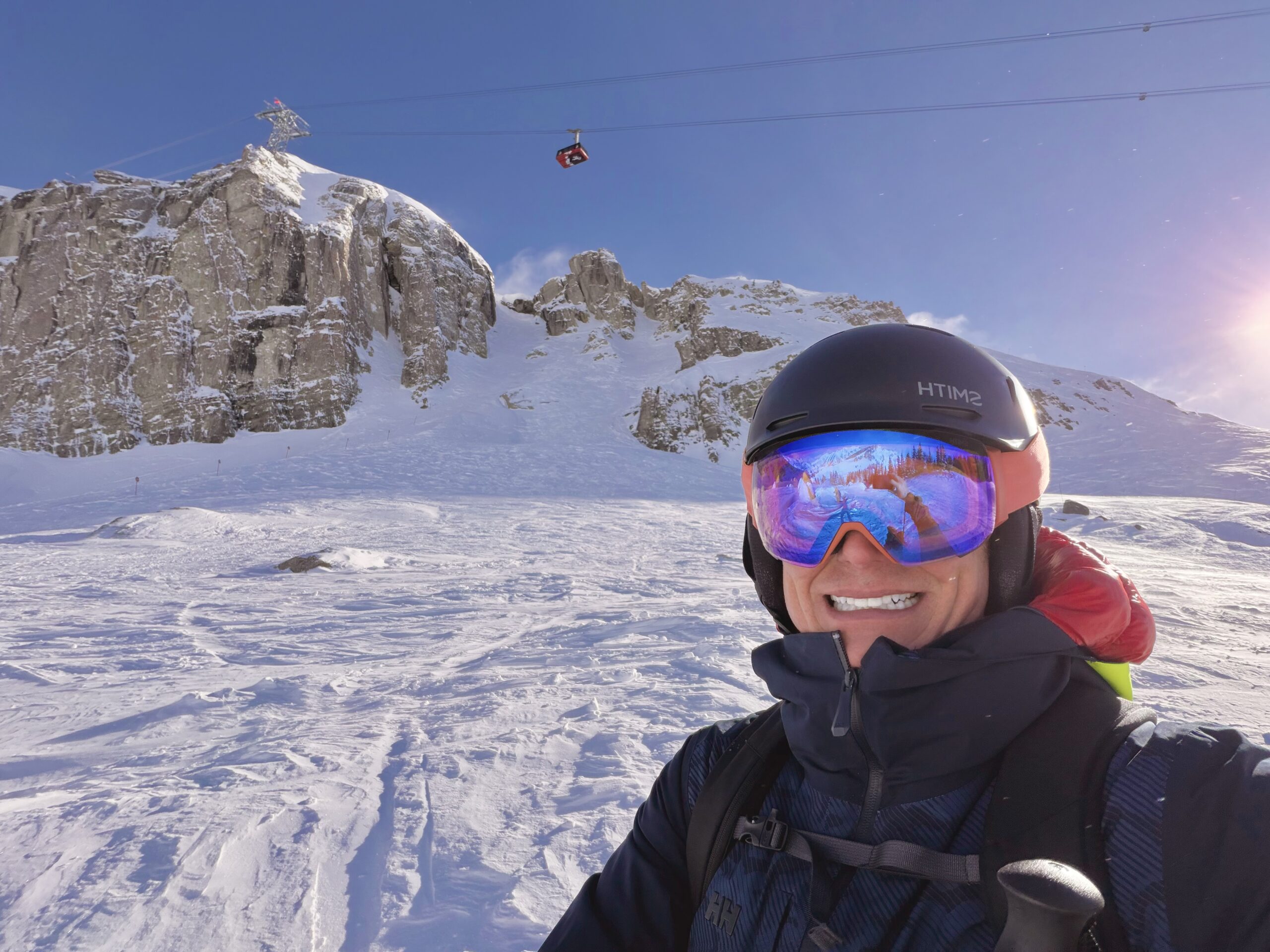 John Siver II skiing