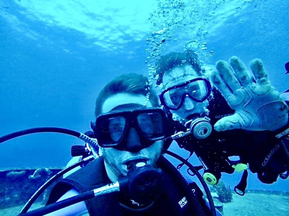 John Siver II scuba diving