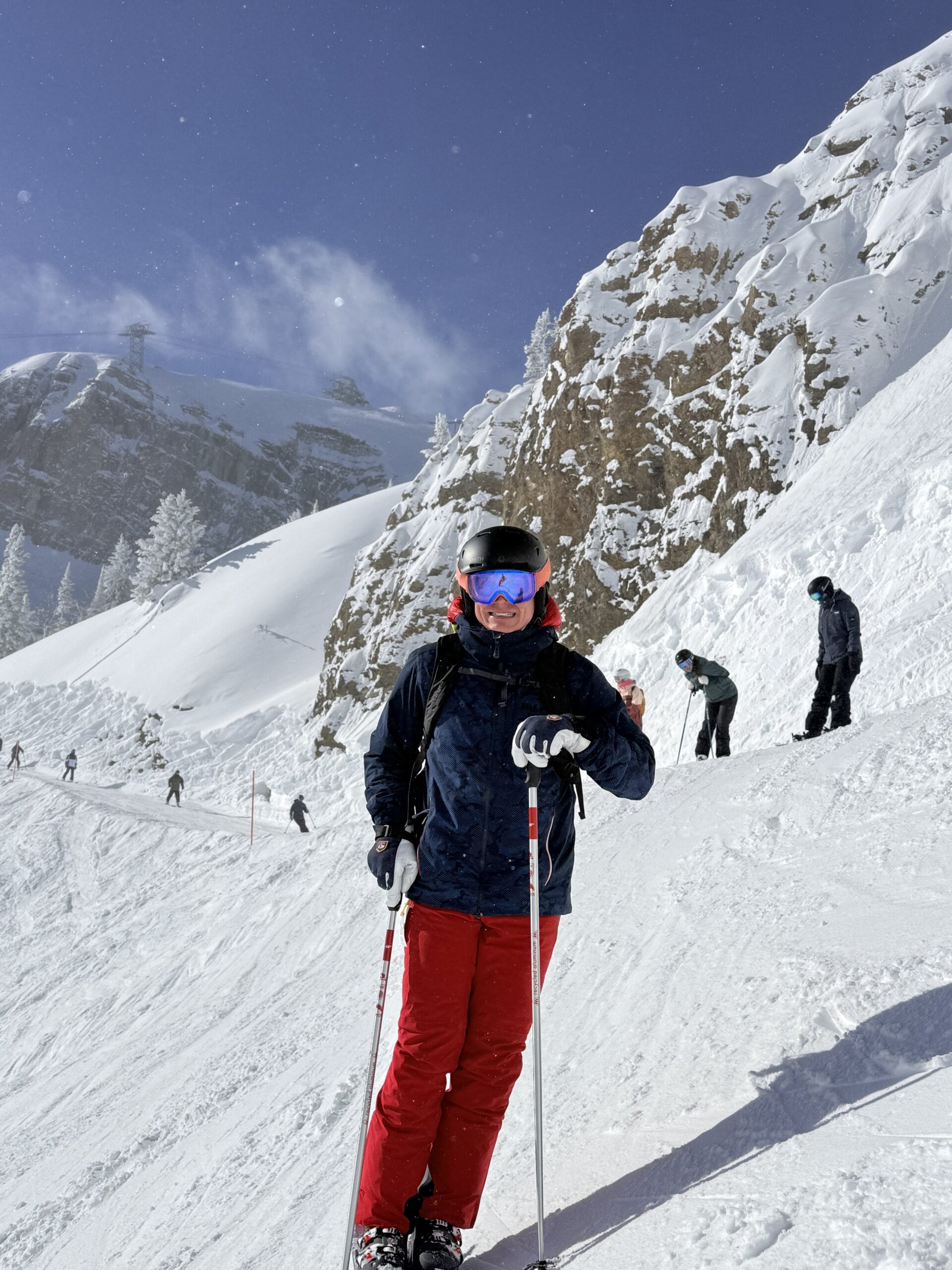 John Siver II skiing