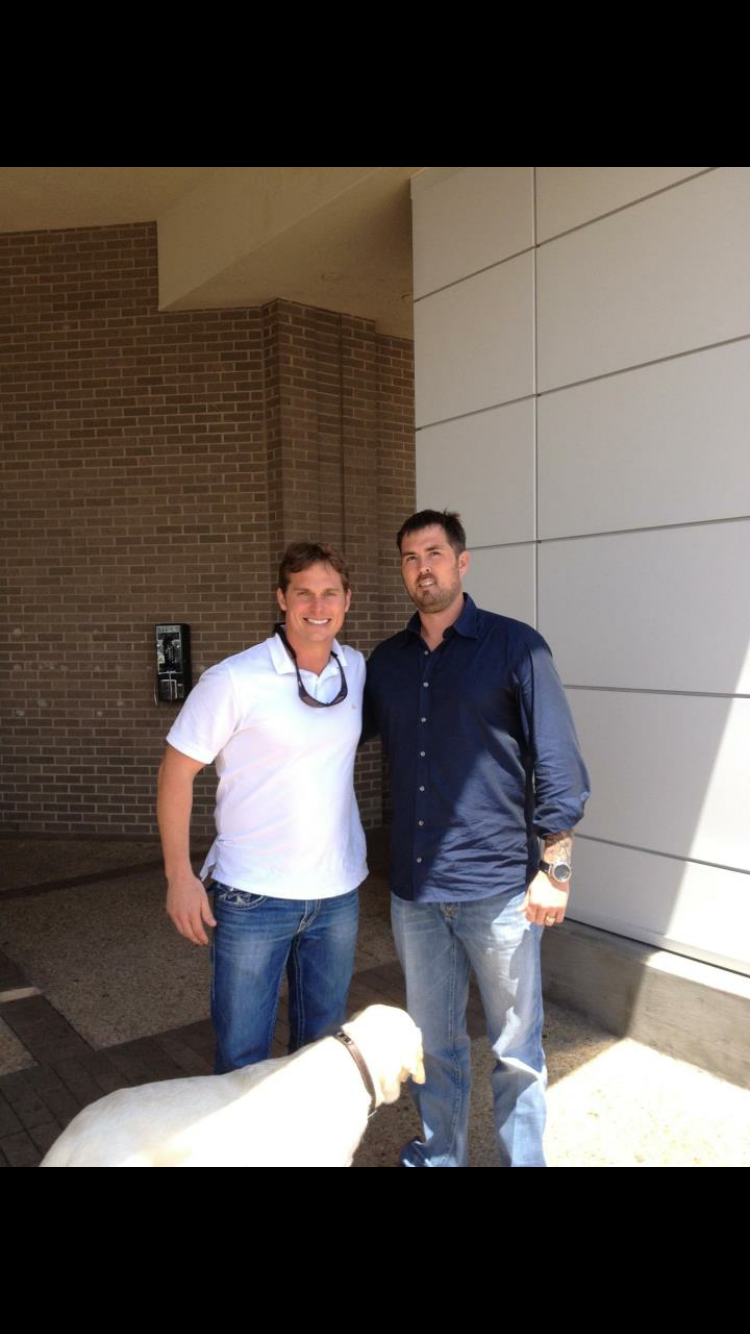 John Siver II with Marcus Luttrell